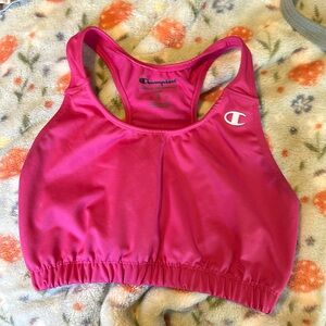 Pink champion sport bra